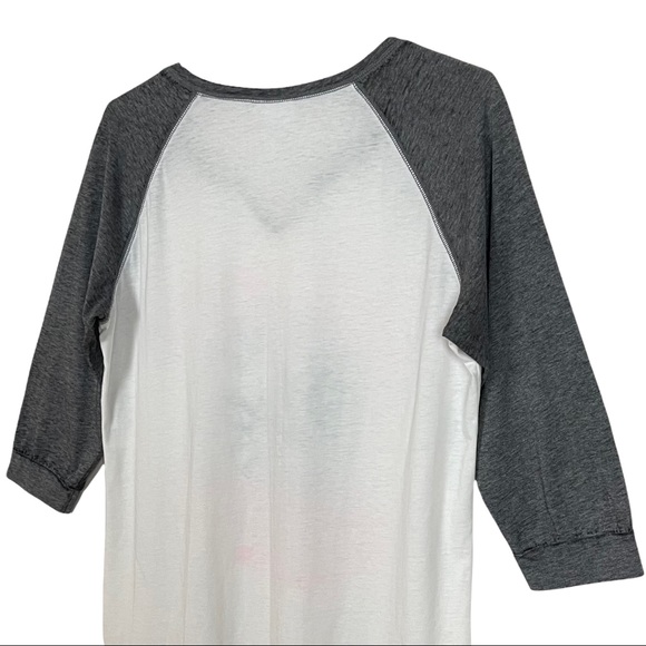 NWOT just be.. NYC Athletic Division Football Style V-notch 3/4 Sleeve T-shirt - Picture 16 of 16